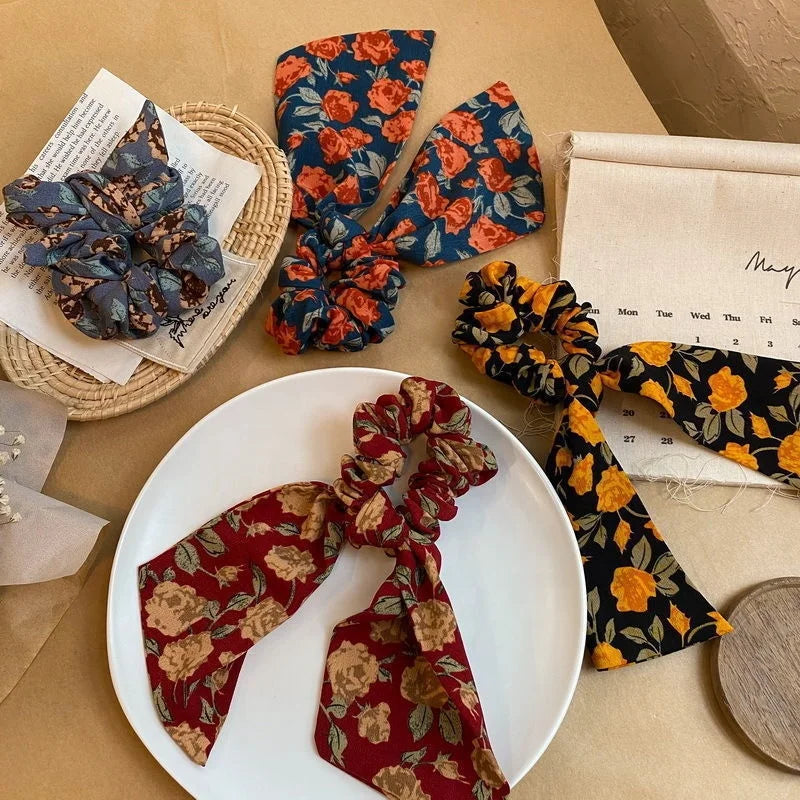 Flora Silk Bow