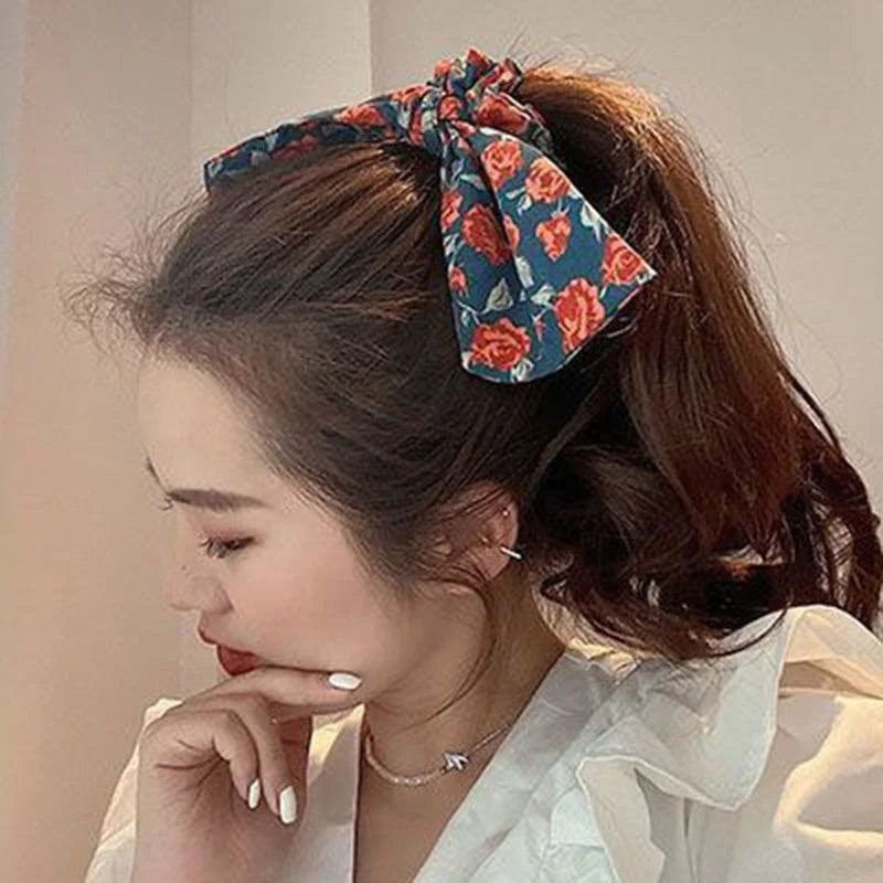 Flora Silk Bow