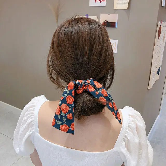 Flora Silk Bow
