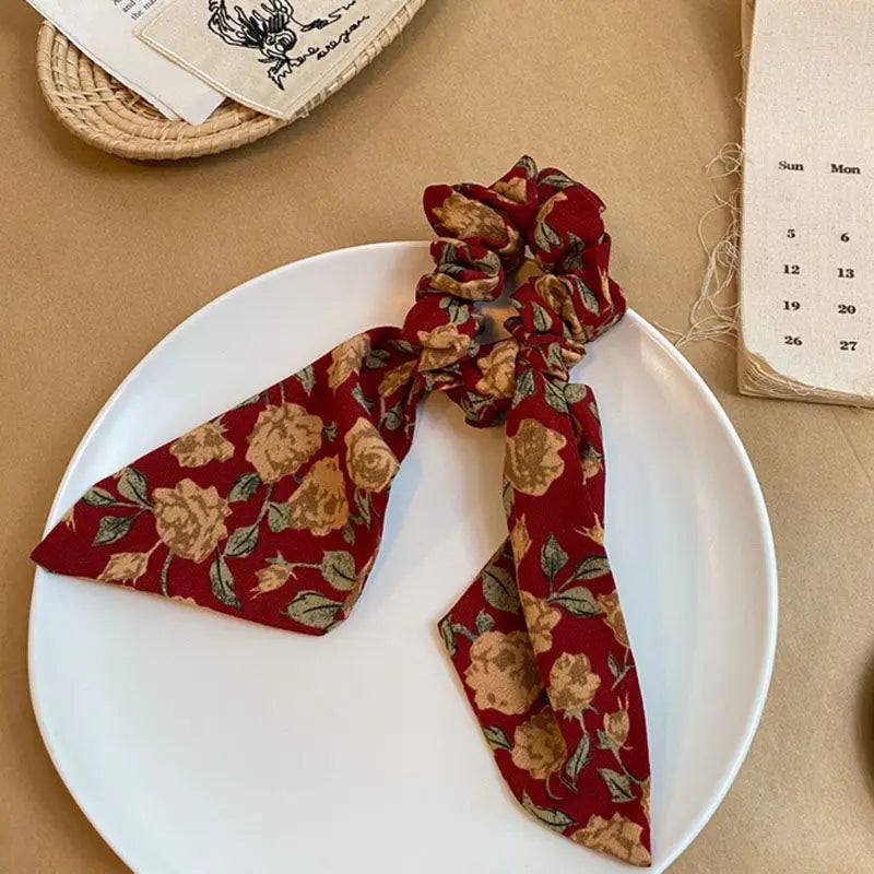 Flora Silk Bow